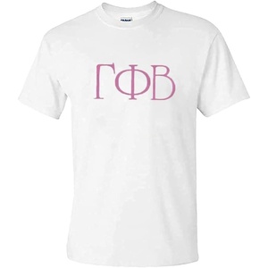 Gamma Phi Beta University Greek T-Shirts(White)