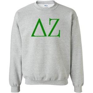 Greekgear Gamma Phi Beta University Crewneck Sweatshirts(Light Grey)