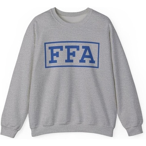 Greekgear FFA – National FFA Organization Box Crewnecks(Sports Grey)