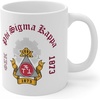Greekgear Phi Sigma Kappa Crest & Year Ceramic Coffee Cup, 11oz