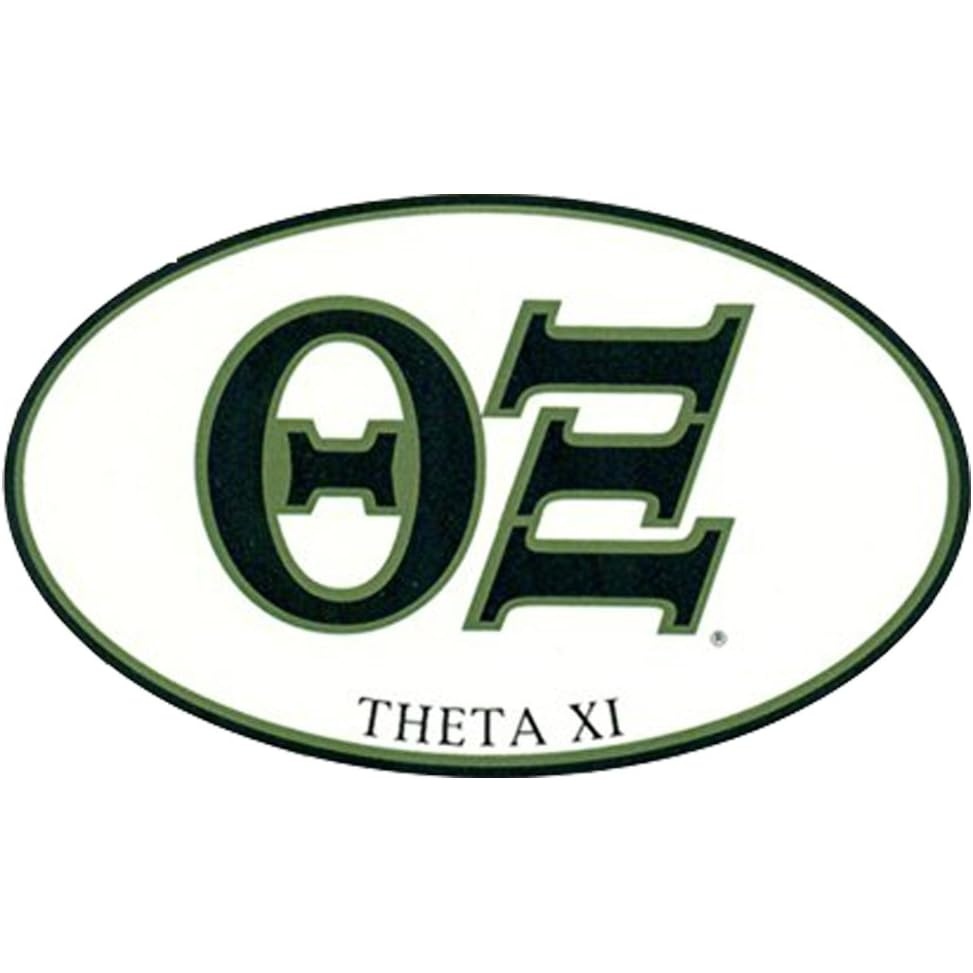 image:imageTheta Xi Euro Decal Oval Sticker
