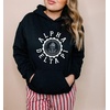 Greekgear Alpha Delta Pi Unisex College Seal Hoodie(Black)
