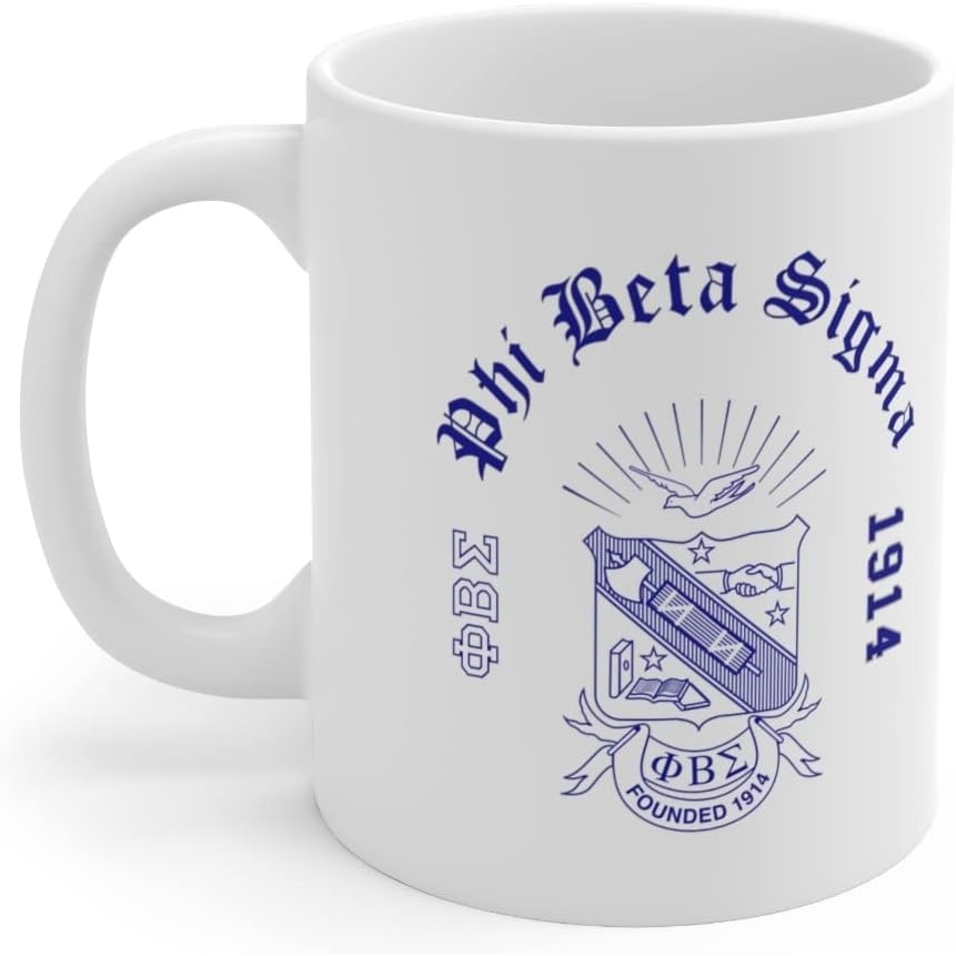 image:imageGreekgear Phi Beta Sigma Crest amp Year Ceramic Coffee Cup 11oz