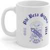 Greekgear Phi Beta Sigma Crest & Year Ceramic Coffee Cup, 11oz